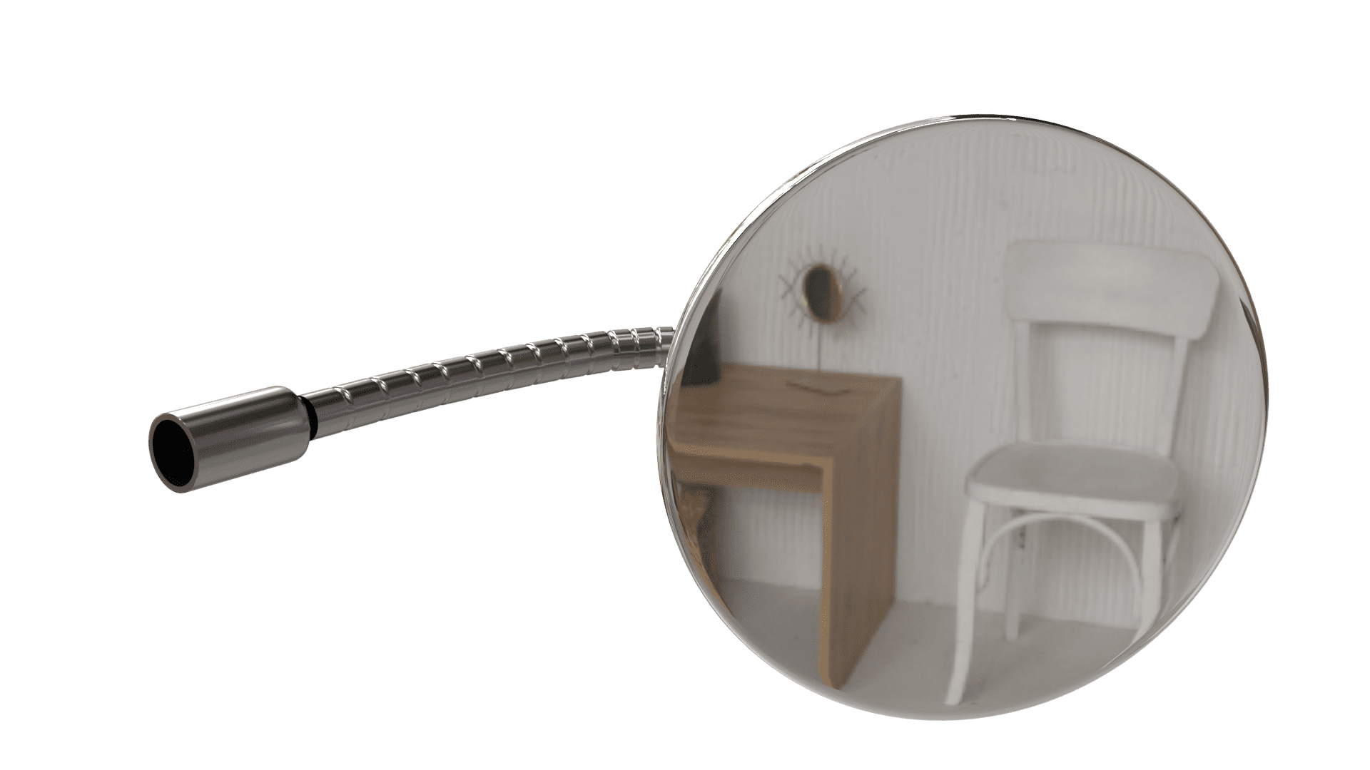 Miroir flexible pour support lunettes